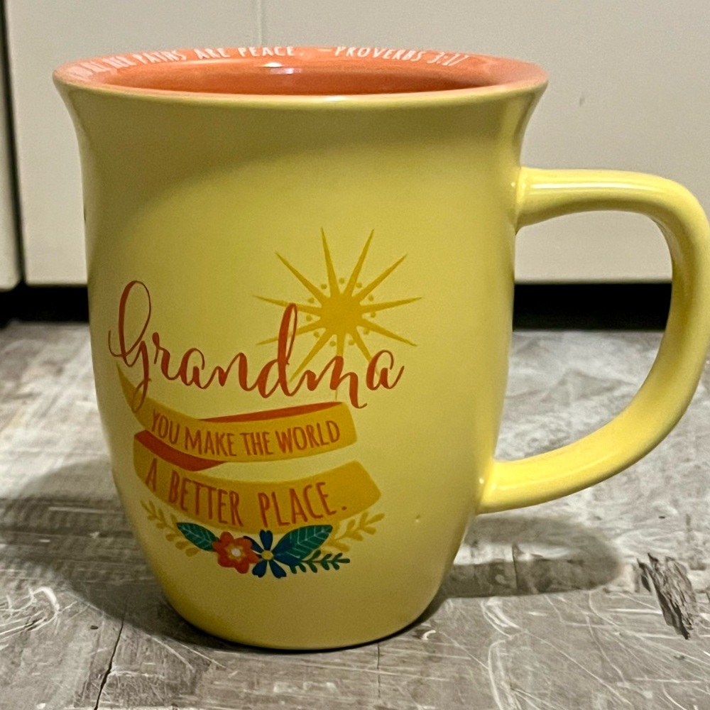 Abbey Gift Mug Grandma You Make The World a Better Place 12 oz Proverbs 3:17